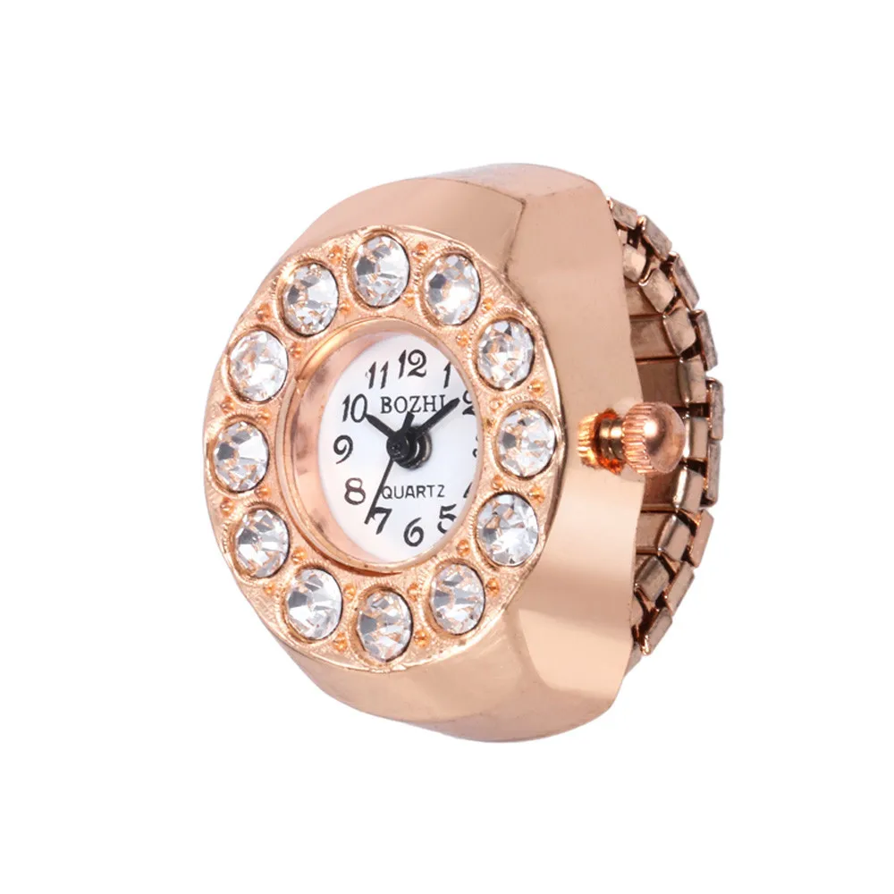 

Luxury Watch Women Stainless Steel 2019 Dial Quartz Analog Watch Creative Steel Cool Elastic Quartz Finger Ring Watch Naviforce