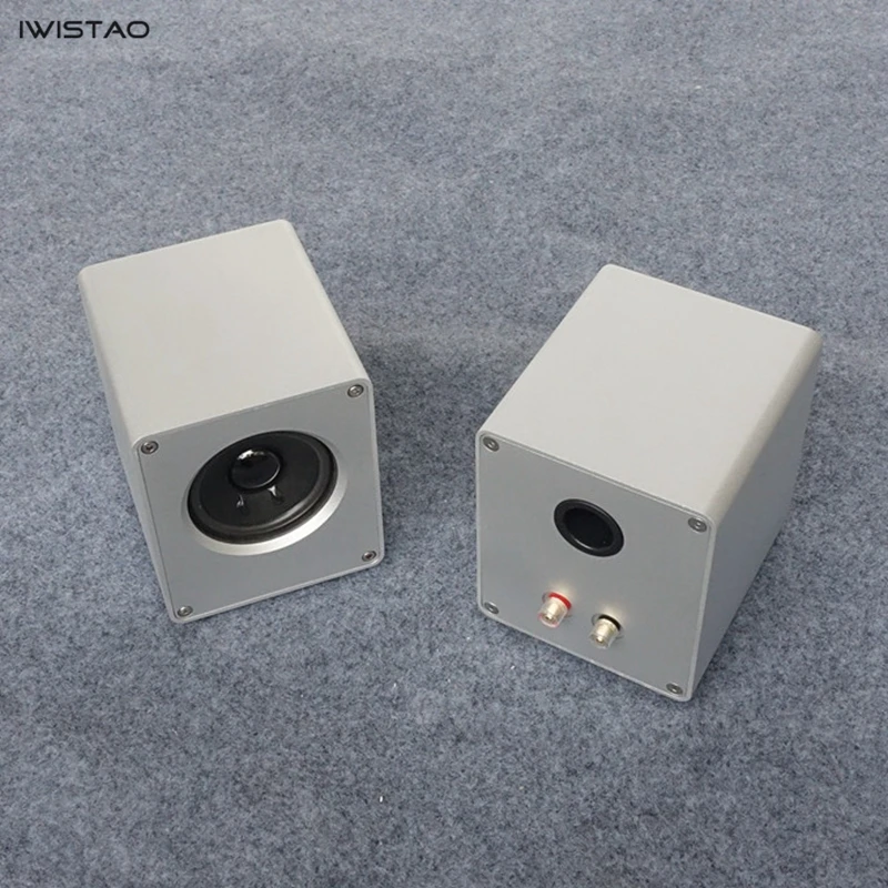 IWISTAO HIFI 3 дюйма полный спектр динамик 1 пара 2x15 Вт компьютерный динамик весь алюминиевый корпус аудио