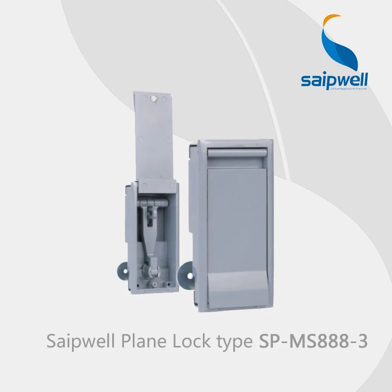 

Saipwell SPMS888-3 metal cabinet hasp lock plate door cylinder lock electric cabinet drawer lock in 2-PCS-PACK