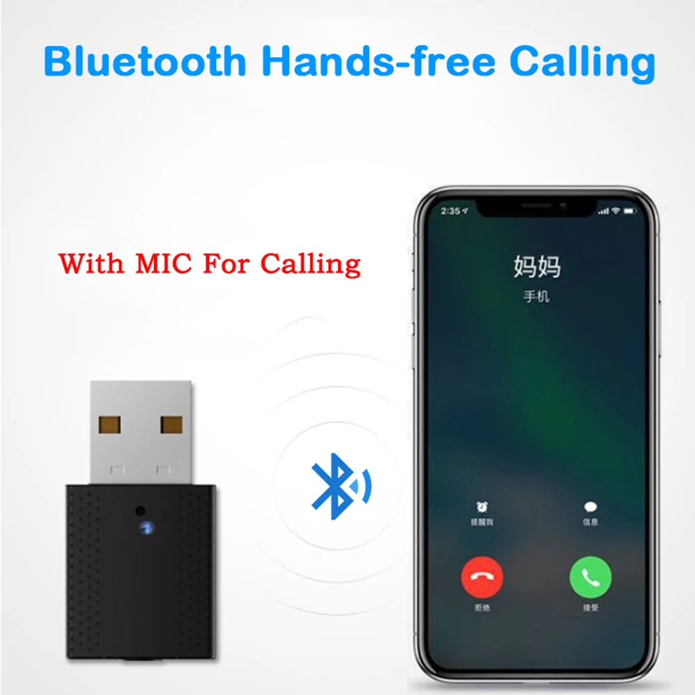 Bluetooth адаптер USB аудио приемник 5,0 с микрофоном передатчик для компьютера ТВ ноутбука проектор MP3 гарнитура и динамики с Bluetooth Bluetooth адаптер USB аудио приемник 5,0 с микрофоном передатчик для компьютера ТВ ноутбука проектор MP3 гарнитура и динамики с Bluetooth