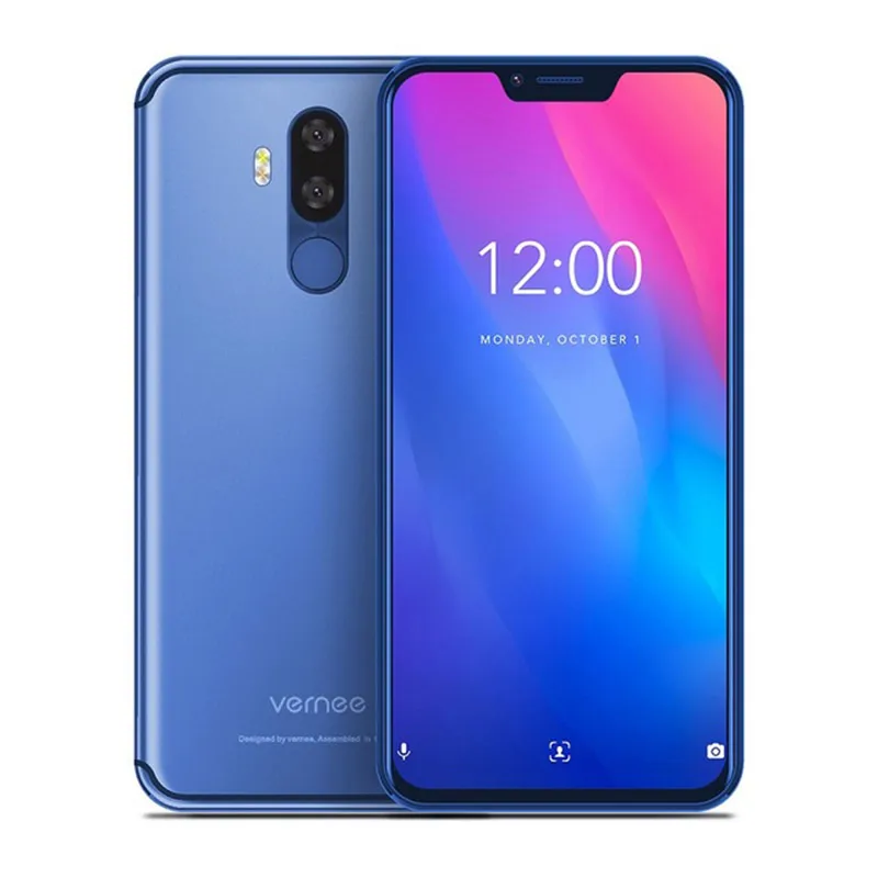 Vernee M8 Pro 6 2 ''notch Экран ГБ 64 Гб Смартфон Android 8 1 Octa core телефон 4100 мАч двойная камера
