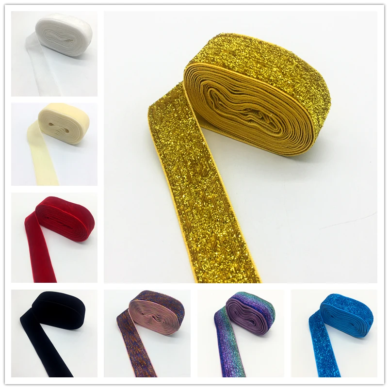 

3 Yards 1"(25mm) Velvet Ribbon Wedding Party Decoration Handmade Ribbon Gift Wrapping Hair Bowknot DIY Christmas Ribbon