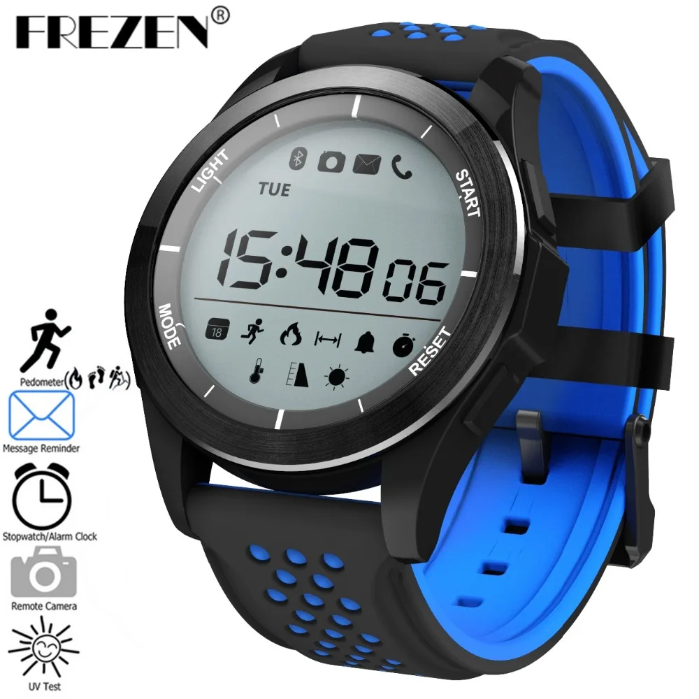 

FREZEN F3 Luminous Sport Smart Watch Altitude Meter Thermometer IP68 Waterproof Pedometer Smartwatch for IOS Android Stopwatch