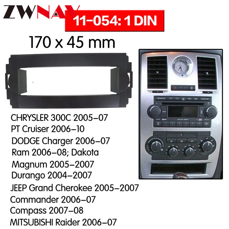 Автомобильный dvd-плеер рамка для 2005-2007 CHRYSLER 300C JEEP Grand Cherokee 2005-2007 Авто AC черный LHD RHD Авто радио мультимедиа NAVI