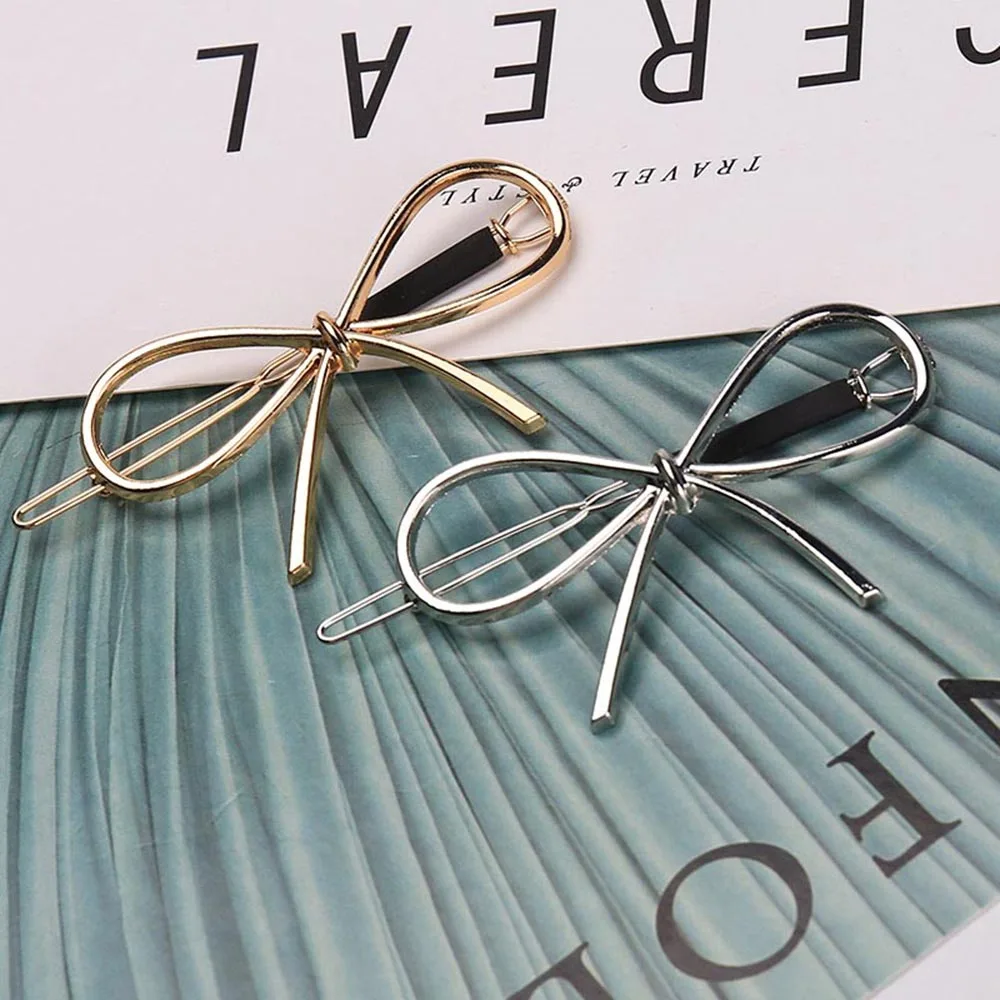 New Vintage Hairpins Metal Bow Knot Hair Barrettes Girls Women Hair Accessories Hairgrips female Brand Hair Holder Hair Clip New Vintage Hairpins Metal Bow Knot Hair Barrettes Girls Women Hair Accessories Hairgrips female Brand Hair Holder Hair Clip
