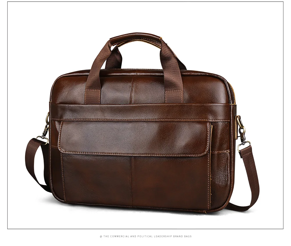 Oil Wax Leather Men Bag Business Briefcase Handbags Men Crossbody Bags Mens Travel Laptop Shoulder Bag Messenger Tote Bags