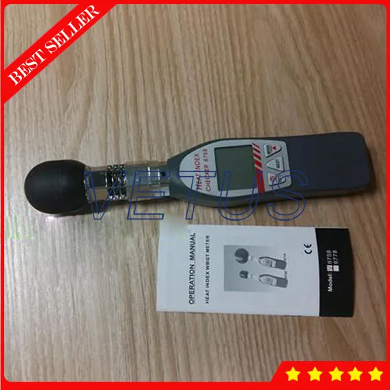 

AZ8758 Digital Wet Bulb Globe Temperature Meter WBGT Checker Heat Stroke Prevention Meter