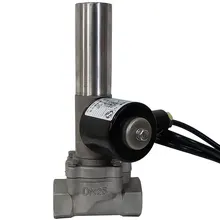 0.1Mpa сжиженный газ природный газ взрывозащищенный аварийный запорный клапан из нержавеющей стали электромагнитный клапан N. O