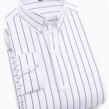 Мужская Стильная тонкая рубашка с длинным рукавом и цветочным принтом из полиэстера в полоску/клетку, приталенная Повседневная рубашка на пуговицах