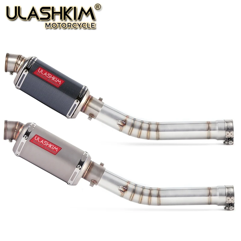

Motorcycle full System exhaust Muffler Escape middle Link Contact pipe For Yamaha YZF R6 1998 1999 2000-2004 2005