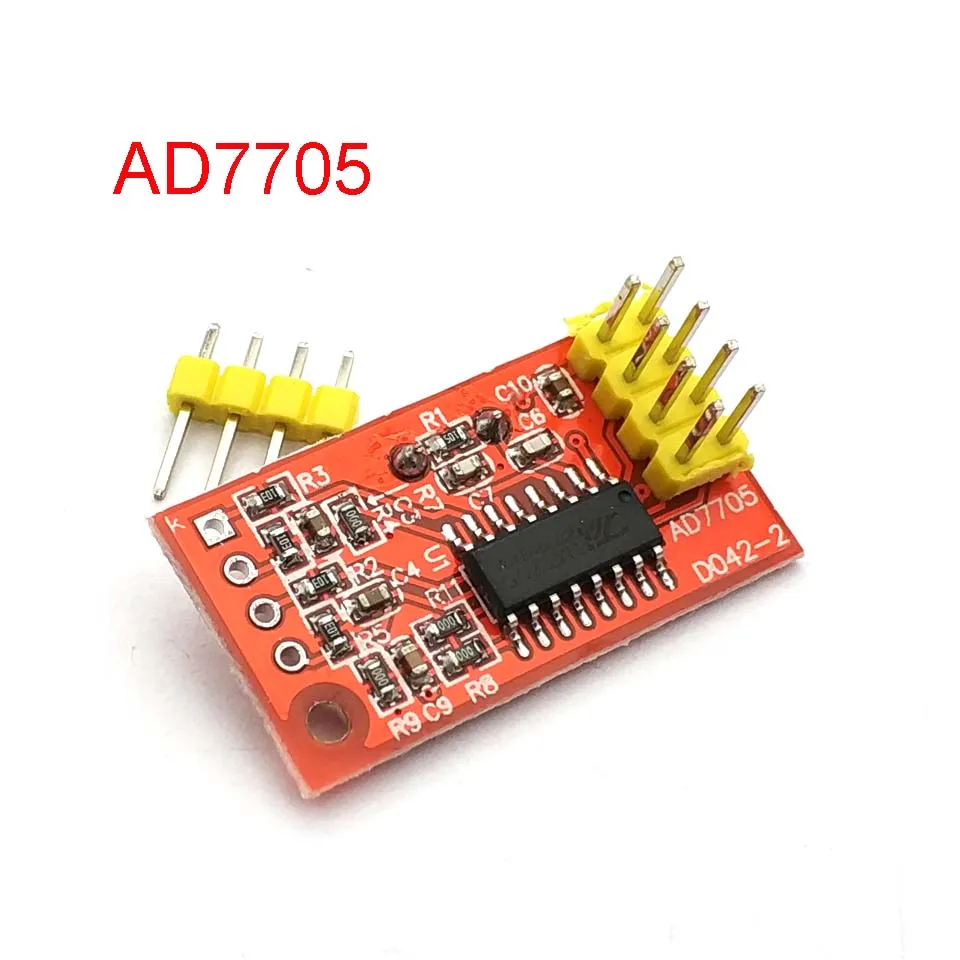 AD7705 двойной 16 бит ADC модуль сбора данных входной коэффициент усиления
