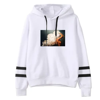 

New Floral PRINT Hoodies 2019 Winter Casual The roses print Hoodies stripe Tops peony Floral printed six styles printing Hoodies