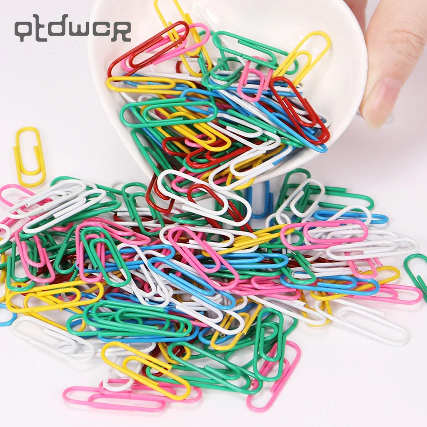 80PCS Colorful Metal Binder Clip Paper Clip Office Stationery Binding