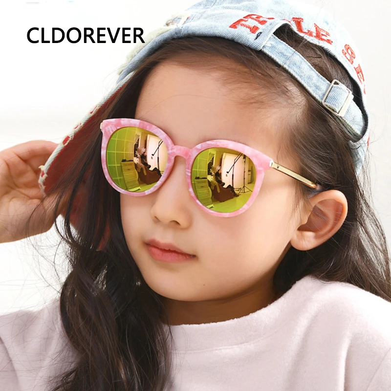 New 2018 Kids Sunglasses Boys Girls Round Eyewear Children Sun Glasses