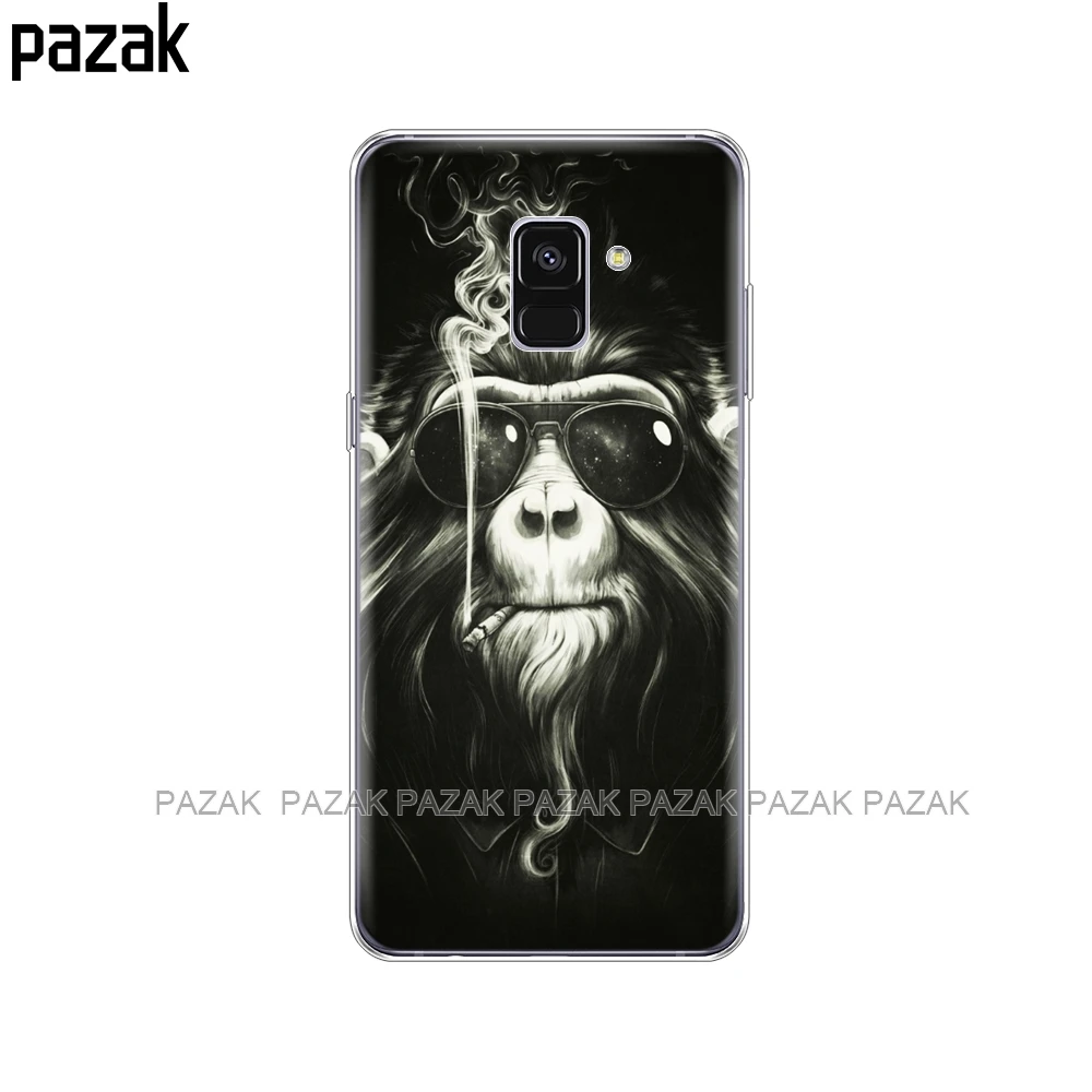 34384 Силиконовый чехол для телефона samsung Galaxy A8 A530 A530F чехол для samsung A8 Plus A730 A730F прозрачный чехол s - Цвет: 34384