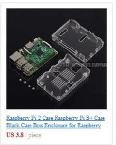 Прозрачная двухцветная оболочка для Raspberry Pi A+ Raspberry