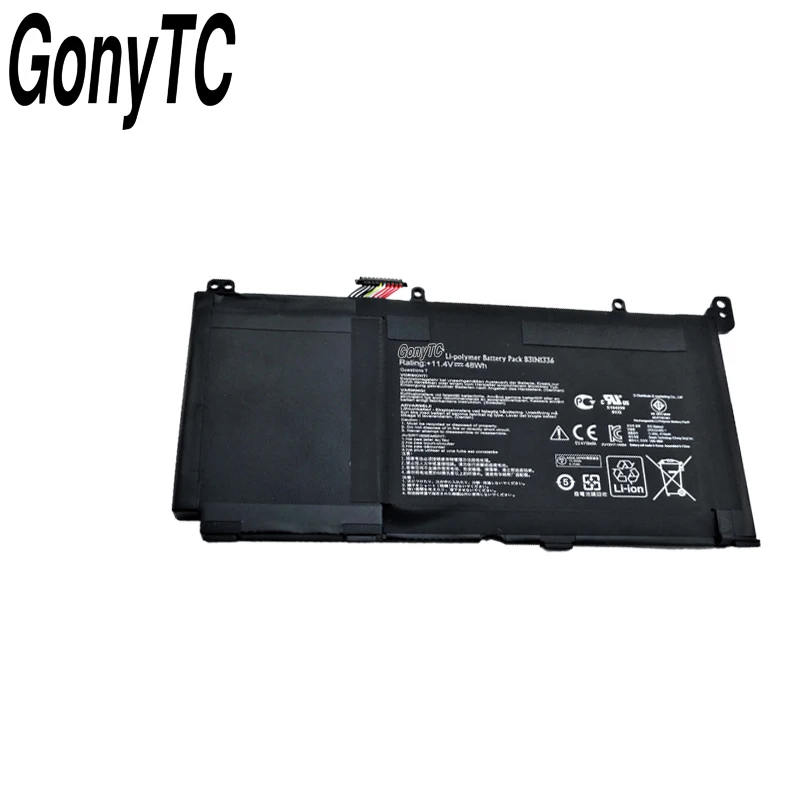 GONYTC Original B31N1336 Laptop battery for ASUS VivoBook C31-S551 S551 S551LB S551LA R553L R553LN R553LF 3cell Li-polymer GONYTC Original B31N1336 Laptop battery for ASUS VivoBook C31-S551 S551 S551LB S551LA R553L R553LN R553LF 3cell Li-polymer