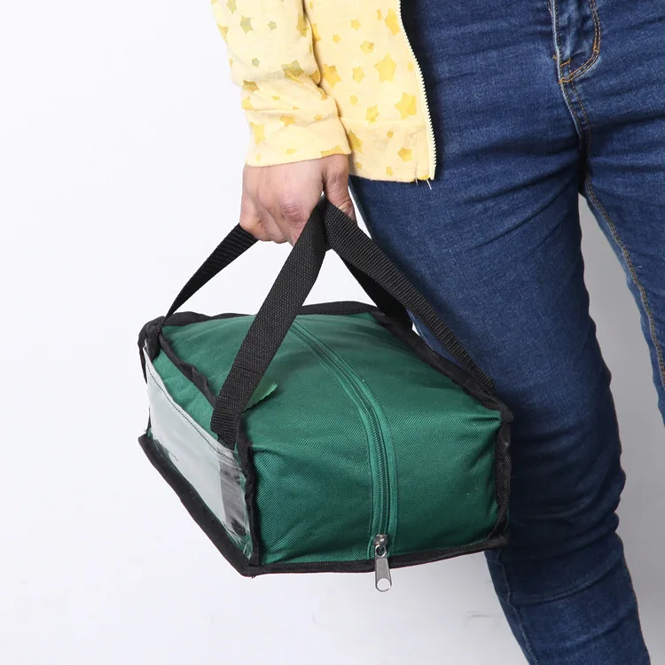 Новая мода Портативный Водонепроницаемый складной хранения Сумочка Оксфорд путешествия обуви пакет дышащий Tote зеленый Организатор сухой