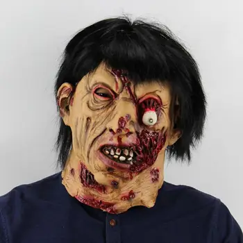 

Ugly Scary Face Horror Mask For Men Mascaras De Latex Realista Adult Halloween Realistic Latex Masks Cosplay Party Carnival Mask