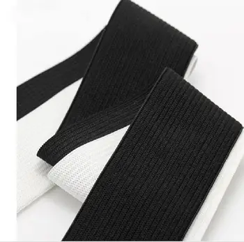 

35mm width white and black nylon highest elastic bands garment trousers belt sewing accessories Supplementary material 6meters