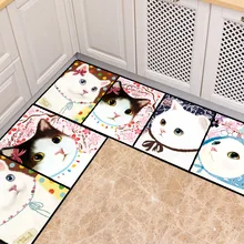 Кухня длинные полосы коврики скандинавские стильные ковры геометрический Ресторан ковры моющиеся вход дверной коврик в спальню гостиной коврики