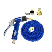 Полностью медные фитинги бытовые Телескопические Трубы Полива Шланг Труба портативное моющее устройство 15 м