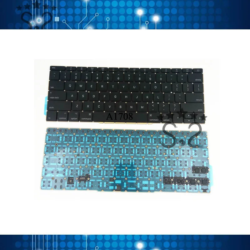 

A1708 France/German/Italy/Spain/Russia/Korea/US/UK Keyboard for Macbook Pro Retina 13.3 inch laptop keyboard 2016 2017