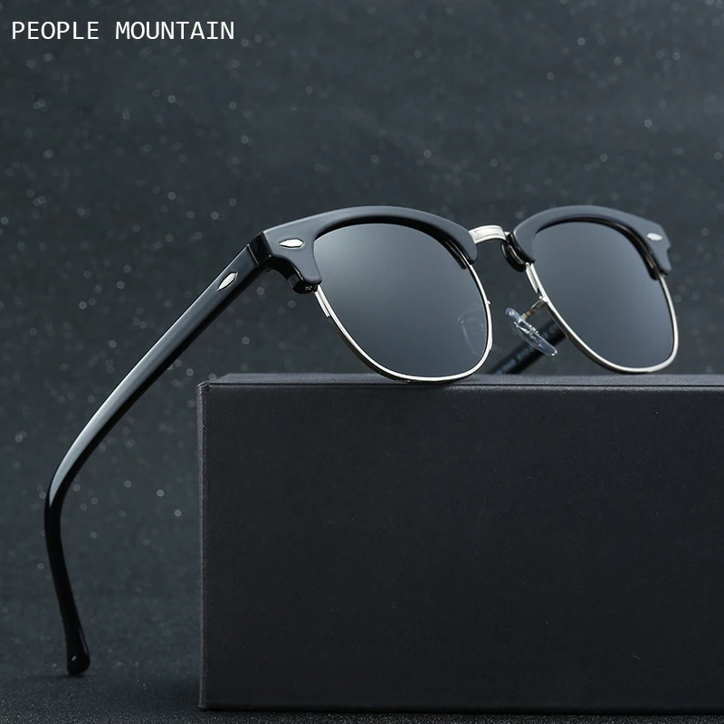 

UV400 HD Polarized men women Sunglasses Classic fashion retro Brand Sun glasses Coating Drive Shades gafas De Sol Masculino