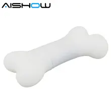 Белый мультфильм собака кости USB флэш-накопитель 4 ГБ 8 ГБ 16 ГБ 32 ГБ 64 Гб милый флеш-накопитель U диск прекрасный креативный персональный подарок