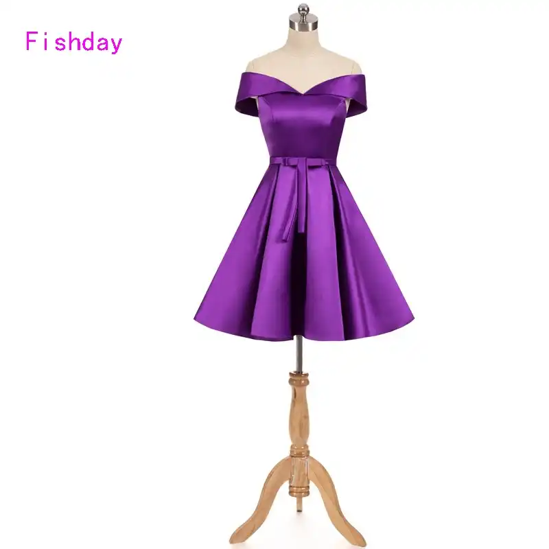 royal purple cocktail dress