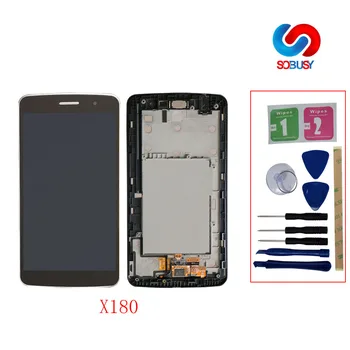 

LCD For LG Zone X180 LCD Original 5.5" IPS Touch Screen Panel For LG Ray X190 LCD Digitizer Assemlby with Frame Replacement Part