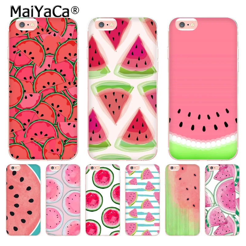 MaiYaCa Fruit watermelon melon Colors Luxury phone case for Apple