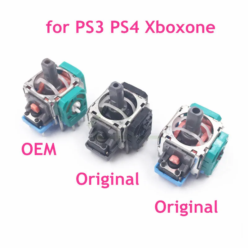

10pcs 3Pin 3D Rocker 3D Analog Joystick Sensor Module for PlayStation 4 Controller for PS4 PS3 for Xbox one Controller