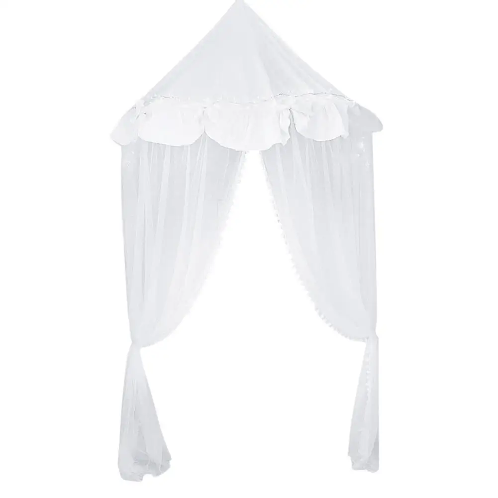 

Princess Girls Bed Canopy Children Mosquito Net Bedroom Decor Reading Playing House Tent Bedcover Curtain For Baby