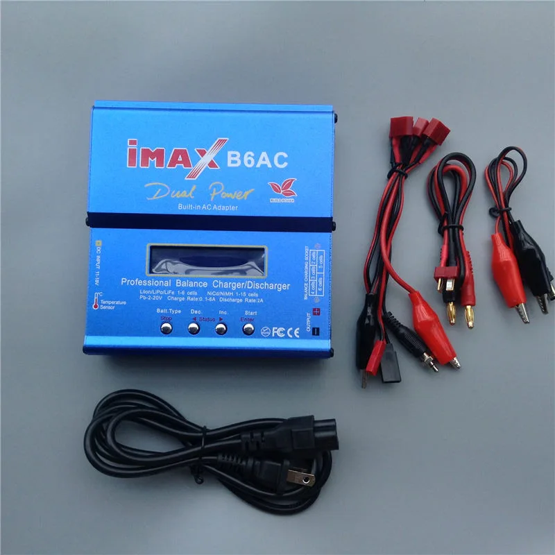 1SET Lithium Battery Balance Charger I-MAX B6AC Multi-function Intelligent B6 Upgrade for RC Model DIY Accessories | Игрушки и хобби