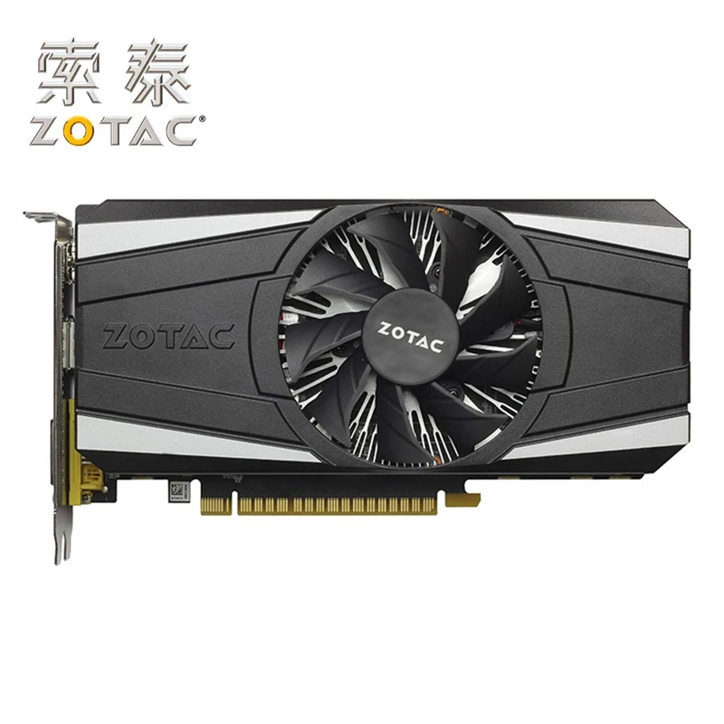 ZOTAC оригинальная видеокарта GTX1050 2GD5 Thunder GPU 128 бит GP107 GTX 1050 2 ГБ GDDR5 Geforce