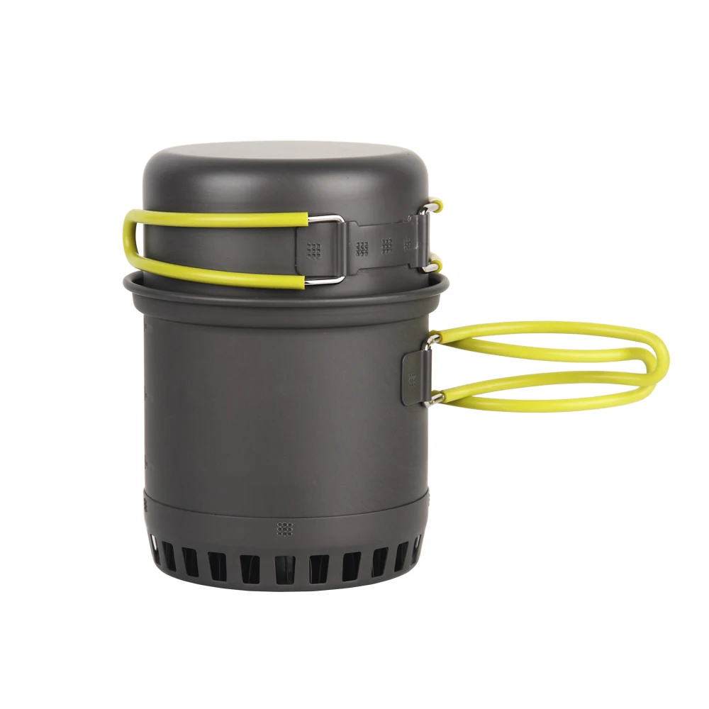 Vajilla para exteriores, vajilla de Camping, Bol, olla, intercambio de calor, cocina para senderismo, utensilios de cocina, cubertería
