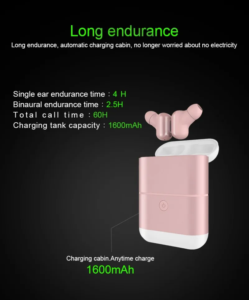 X2 TWS bluetooth-гарнитура 5,0 наушники беспроводные наушники мини-Ушная вилка с зарядным аккумулятором питания в ухо наушники для iPhone