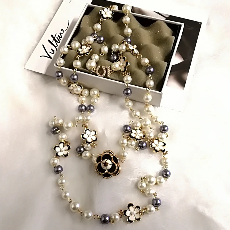 Mimiyagu, роскошная красочная жемчужная подвеска, 5 букв, Подвеска для женщин, высокое качество, жемчужное ожерелье, ювелирное изделие