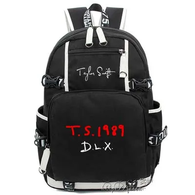 

Hot TaylorSwift 1989 Backpack Cosplay Fashion Luminous Canvas Bag Schoolbag Travel Bags
