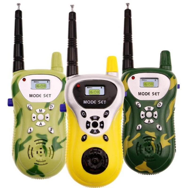 1 Pair Mini Toy Walkie Talkies Kids Radio Frequency Portable Two Way