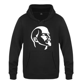 

CCCP Lenin Creative Hoodies Men 2018 Men's Pullover Fleece Hooded Sweatshirts