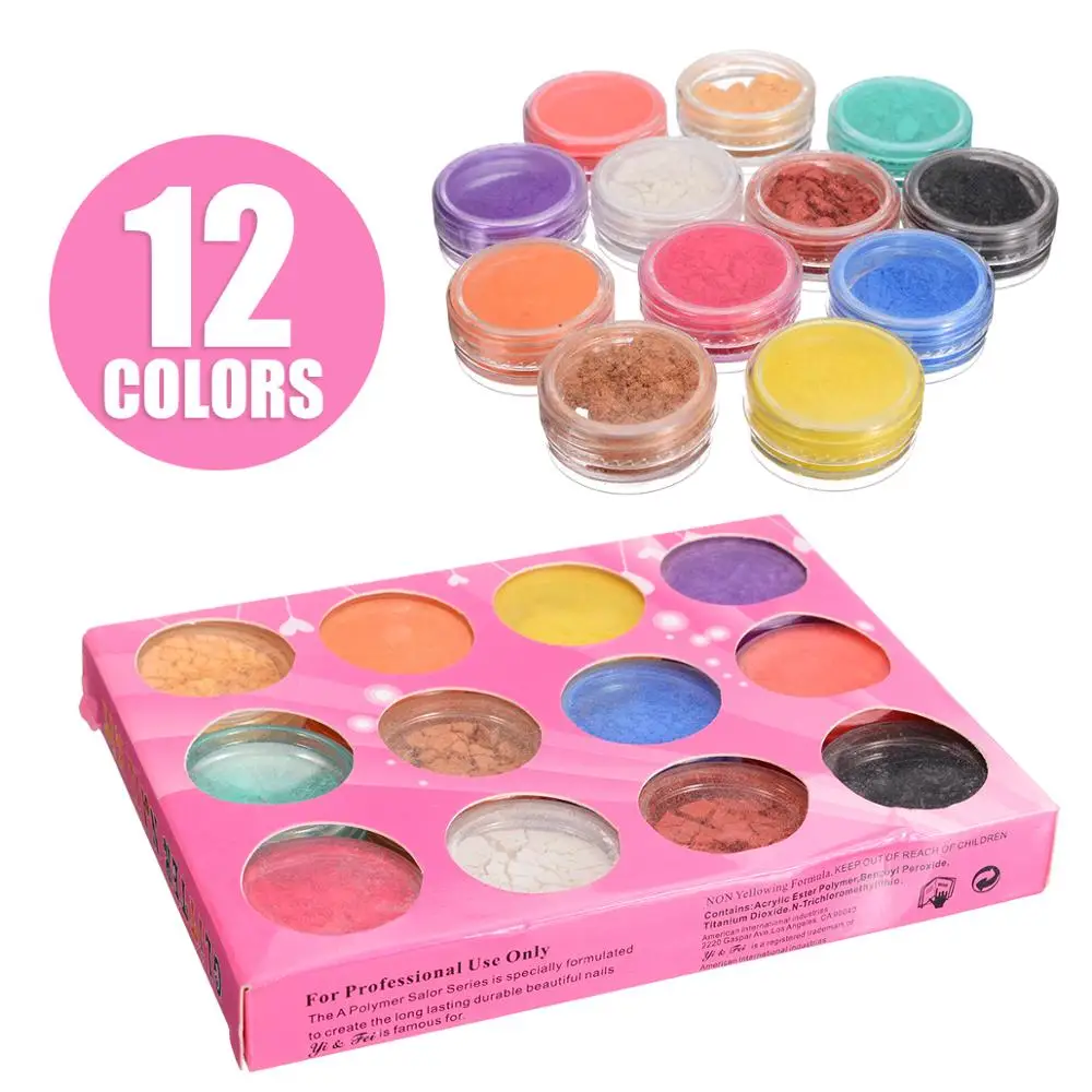 

12pcs/set Mixed Colors Face Body Eyes Mica Pigment Makeup Powder Perfect for Soap Making Cosmetics Resin Makeup