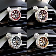 1 шт. Хрустальный автомобильный освежитель воздуха, автомобильный освежитель воздуха на выходе, освежитель воздуха, клипса кондиционирования автомобильный Ароматический диффузор, твердый парфюм