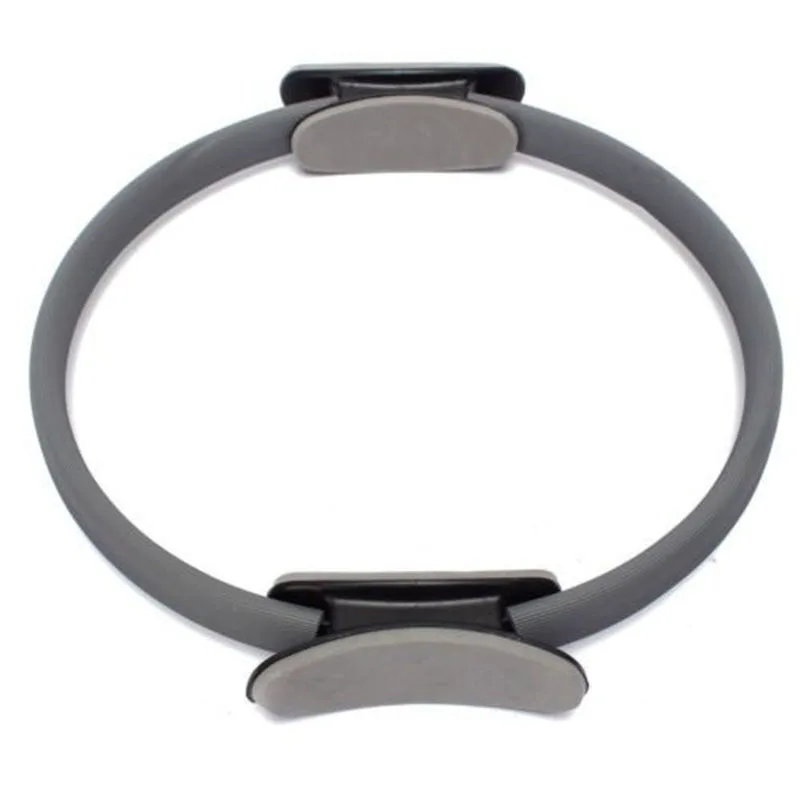 JHO-кольцо для пилатеса круг СОПРОТИВЛЕНИЕ упражнения тренировки фитнес тренажерный зал кольцо для йоги двухдиапазонный серый