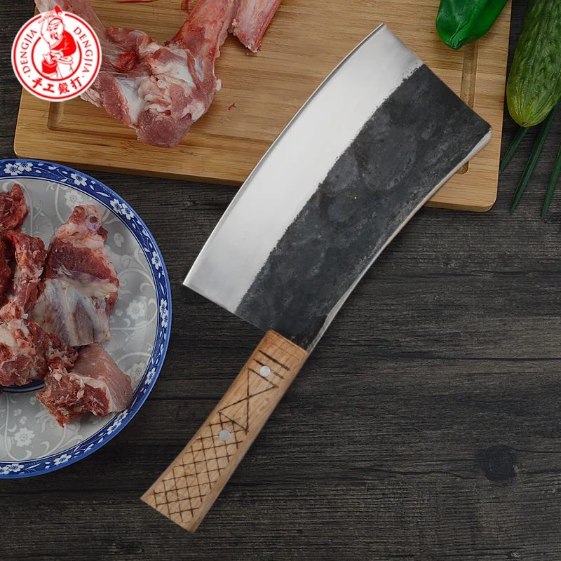 DENGJIA нож для мясника Китайская традиционная ручная ковка шеф повара из