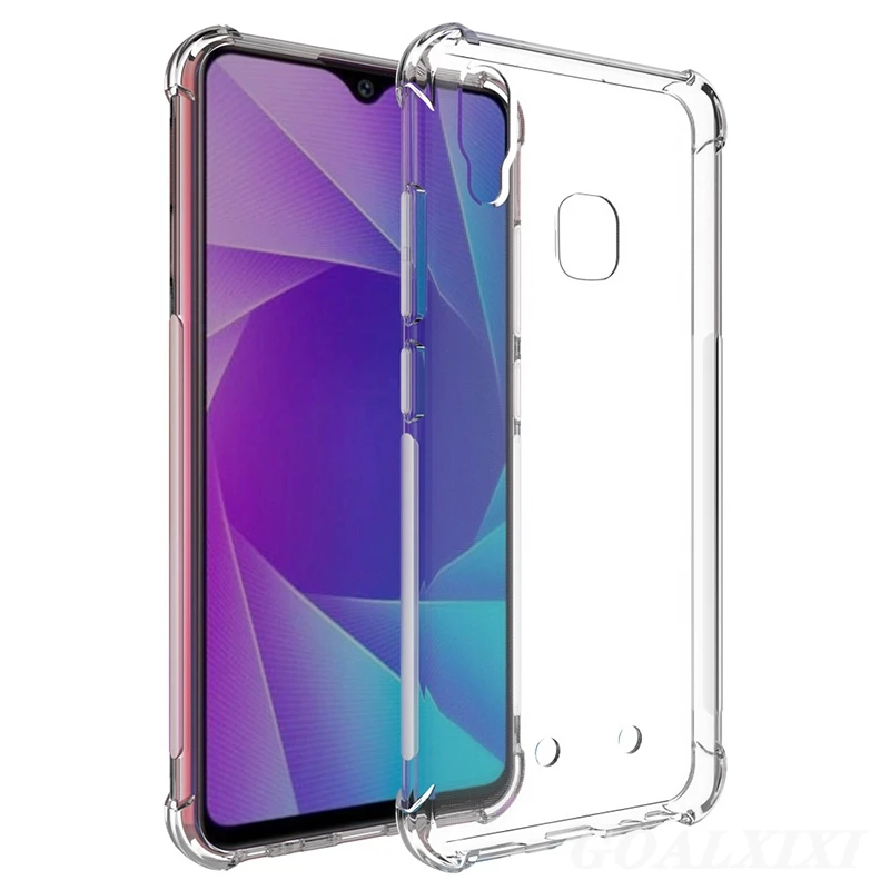 Прозрачный Кристальный силиконовый чехол для Vivo V11i Y91 Y91i Y91c Y93 Y93s Y95 прозрачный