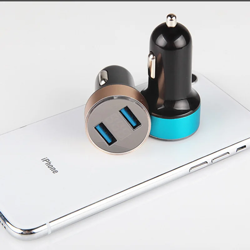 Двойной USB 3.1A автомобильное зарядное устройство-USB диагностический/вольтметр датчик с батареей и системой зарядки монитор для 12 V-24 V DC, умное зарядное устройство