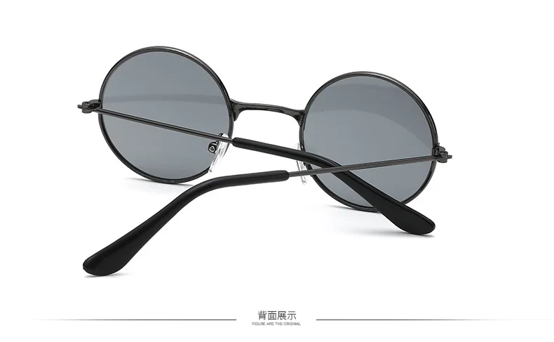 MINCL/круглый милые солнечные очки Брендовая дизайнерская обувь Детские солнечные очки анти-УФ детские Винтаж солнцезащитные очки, девочки, мальчики, дети очки UV400 FML