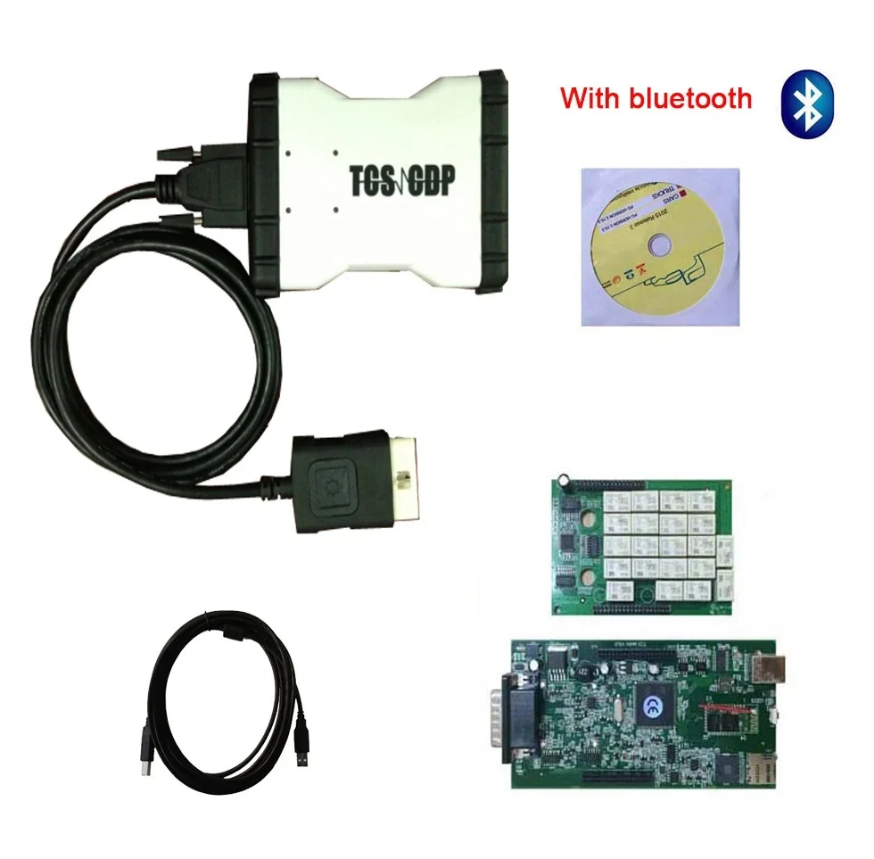 2 шт./лот средство диагностики TCS CDP Pro Plus R3 с Bluetooth многоязычный TCS CDP+ 8 шт. кабели для грузовиков